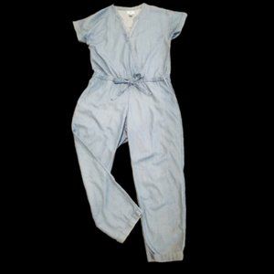 Sz M Old Navy Denim Jumpsuit